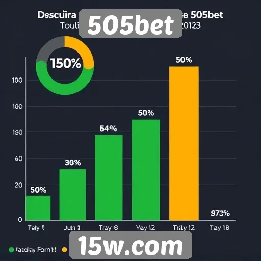 Estatísticas de acessos e usuários ativos no 505bet